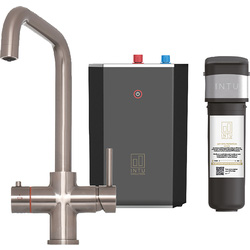 Calmag Square Neck 3-in-1 Boiling Water Tap Brushed Nickel