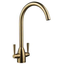Deva Snowdon Mono Mixer Kitchen Tap Brushed Brass