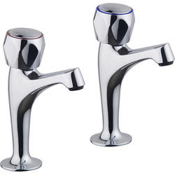 Ebb + Flo Contract Pillar Kitchen Taps