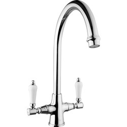 Ebb + Flo Traditional Lever Mono Mixer Kitchen Tap