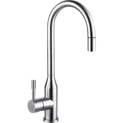 Franke Montreux Pull Out Mono Mixer Kitchen Tap Stainless Steel